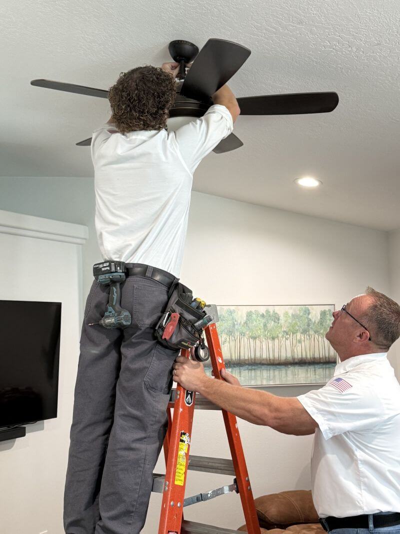 Service Right Electric - Celing Fan Install