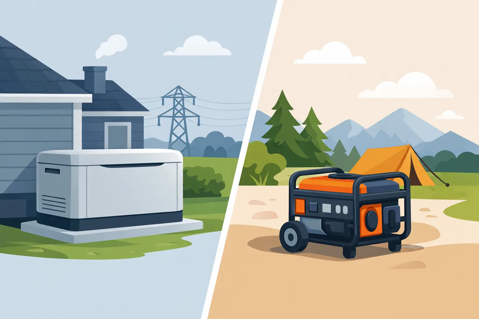 Standby Versus Portable Generators: Which Fits?