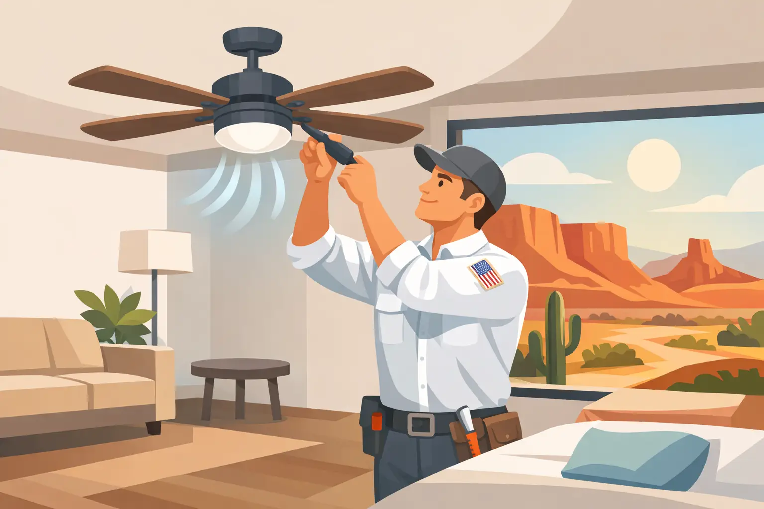 Ceiling Fans for Safer, Cooler Southern Utah Homes Ceiling Fans for Safer, Cooler Southern Utah Homes
