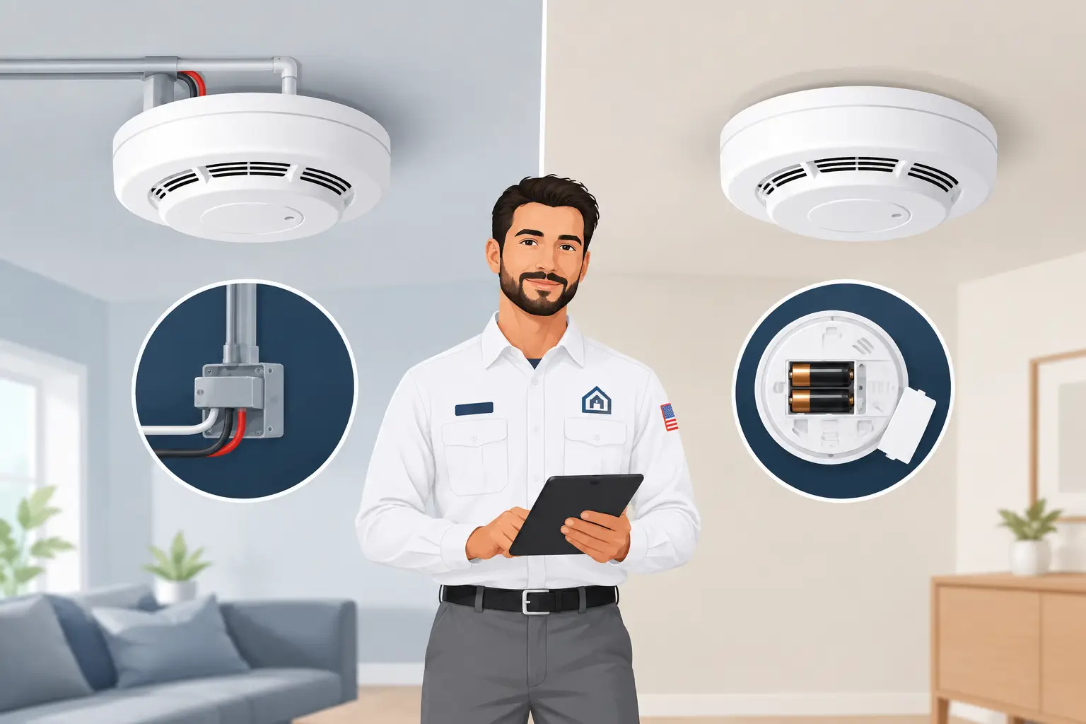 Hardwired Versus Battery Smoke Alarms Compared