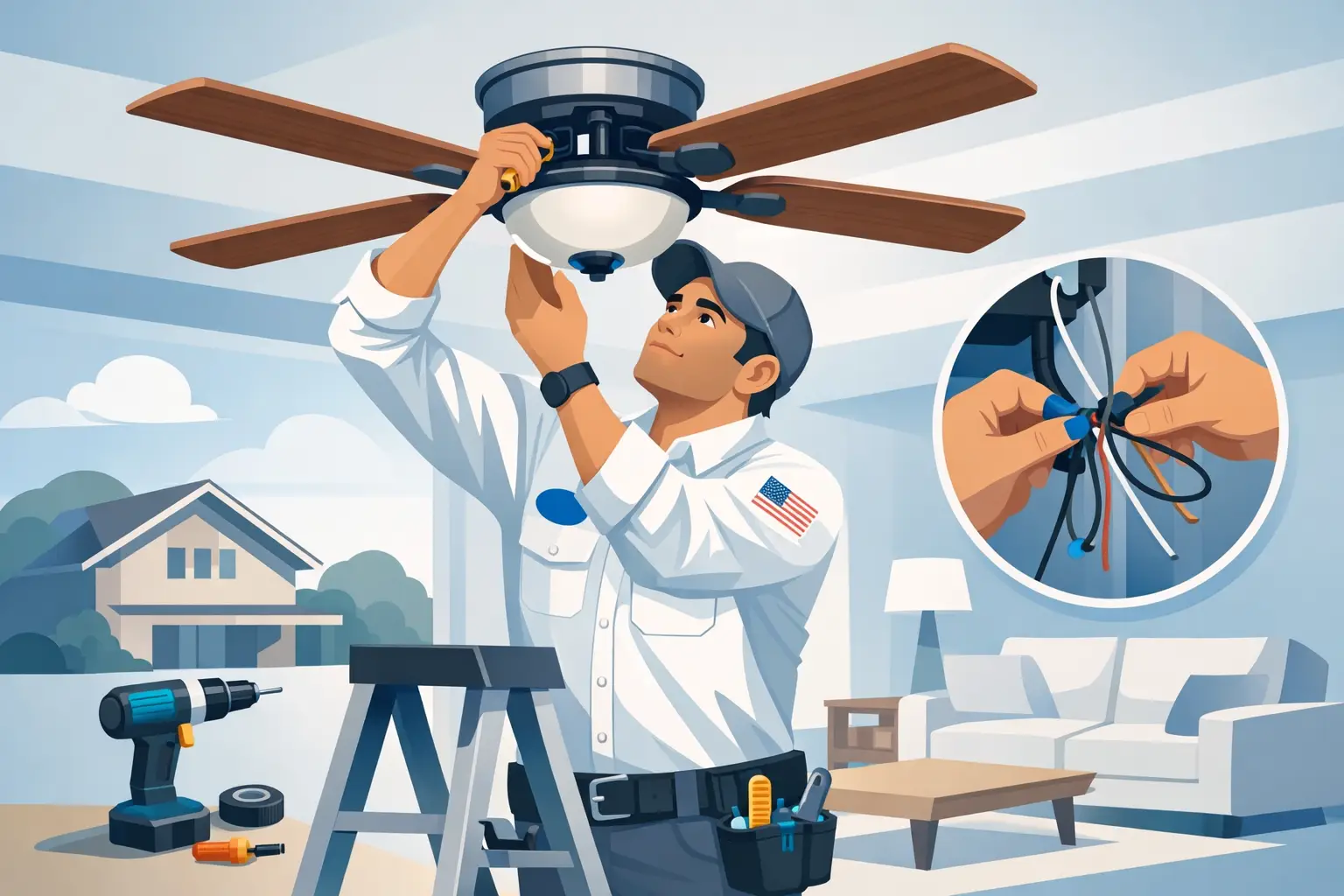 How to Install Ceiling Fans Safely at Home