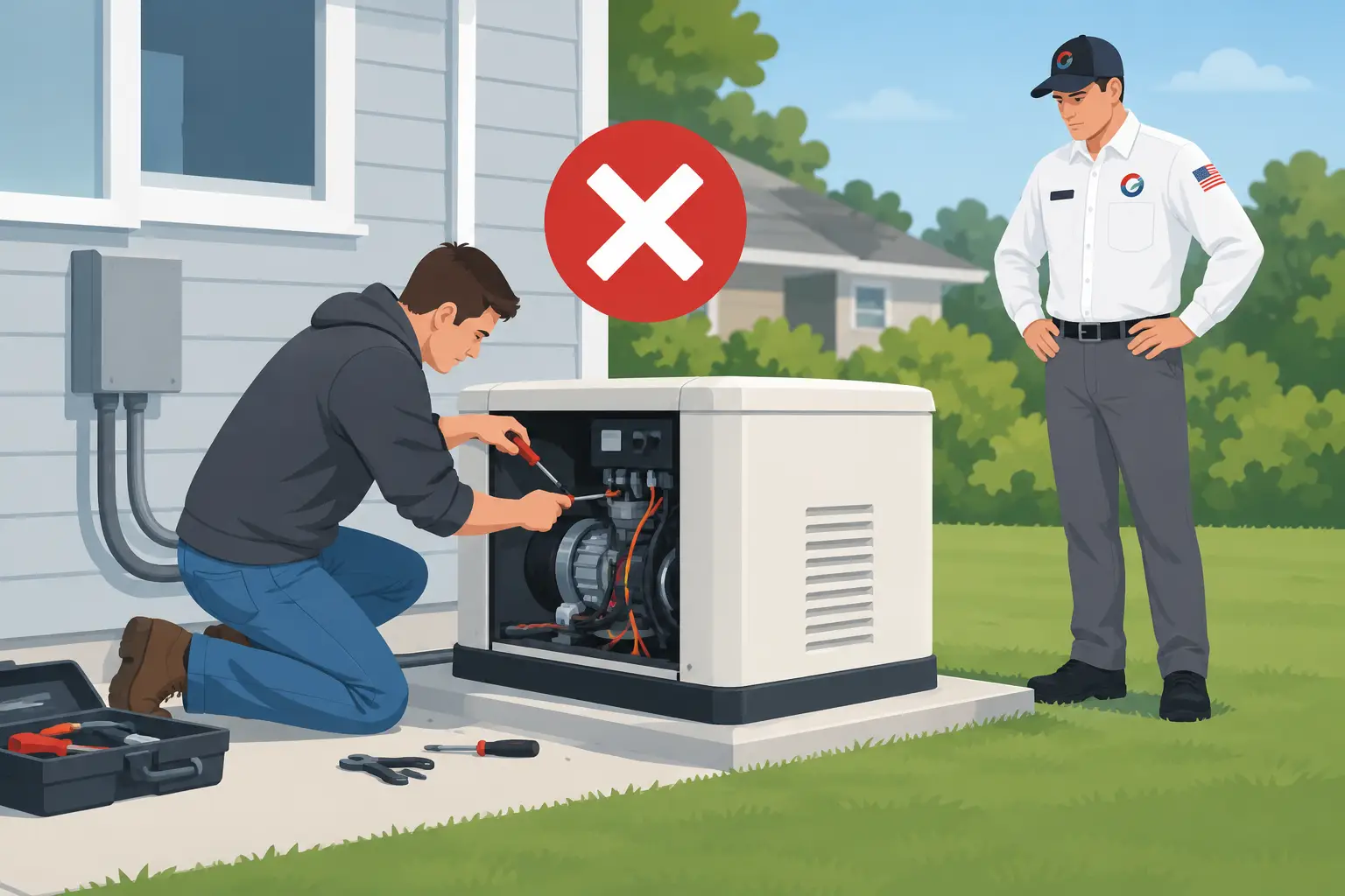 The Dangers of DIY Generator Installs at Home