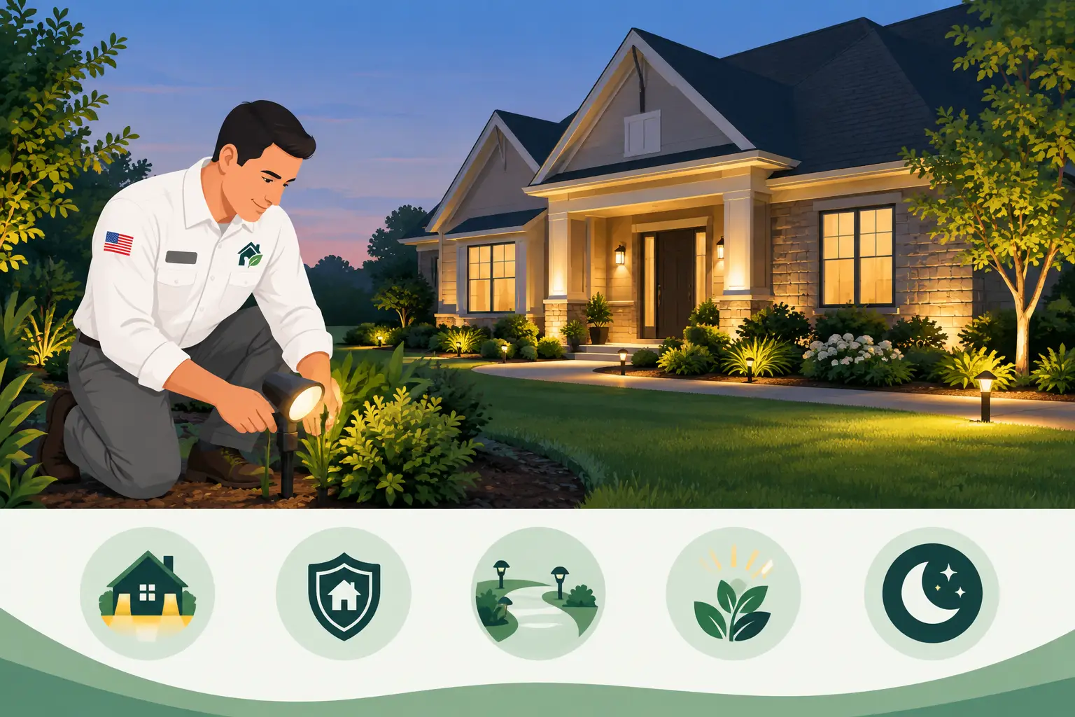 Top Benefits of Landscape Lighting for Your Home
